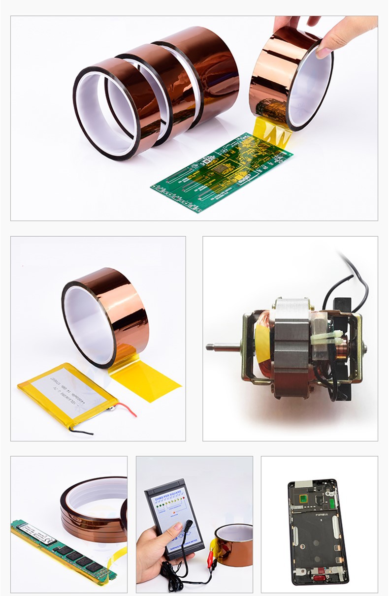 Application of esd kapton tape Application of esd kapton tape