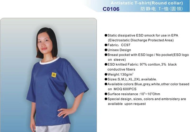 Anti-statická košeľa POLO s dizajnom Unisex